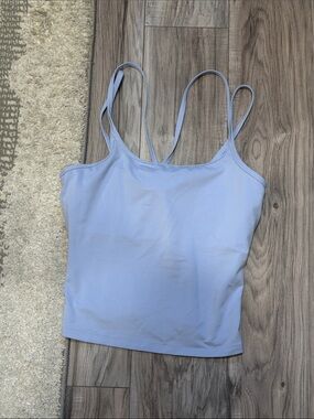 Under Armour Light Blue Double-Strap Tank Top